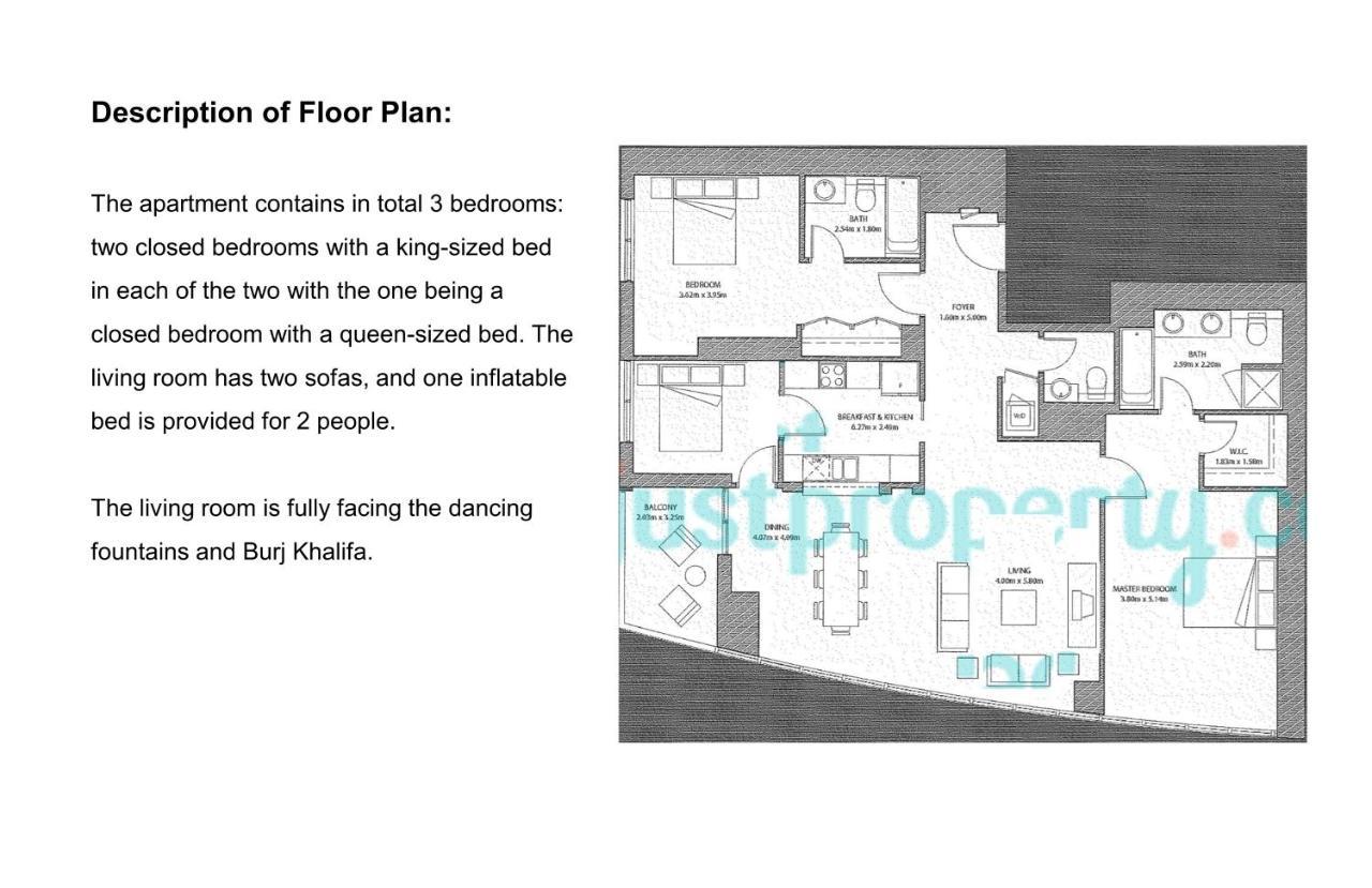 Elite Royal Apartment - Full Burj Khalifa & Fountain View - Premium 迪拜 外观 照片