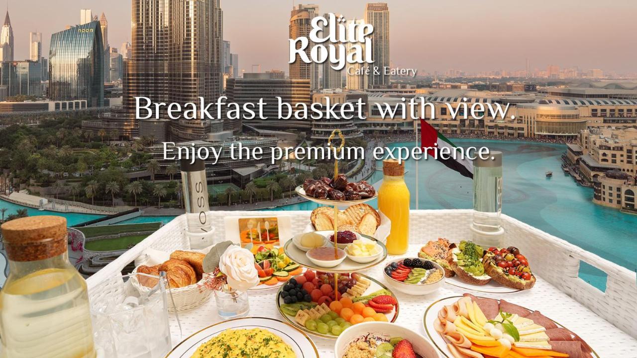 Elite Royal Apartment - Full Burj Khalifa & Fountain View - Premium 迪拜 外观 照片